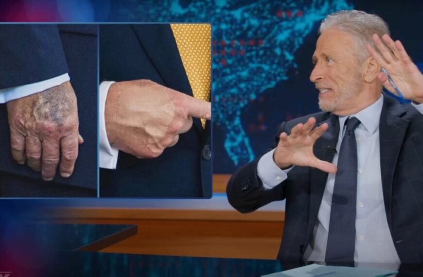 جان استوارت ترامپ را به عنوان «کودک آرزو» توصیف میکند: شایعات مرگ ریاستجمهوری و تحقق رویاهای او