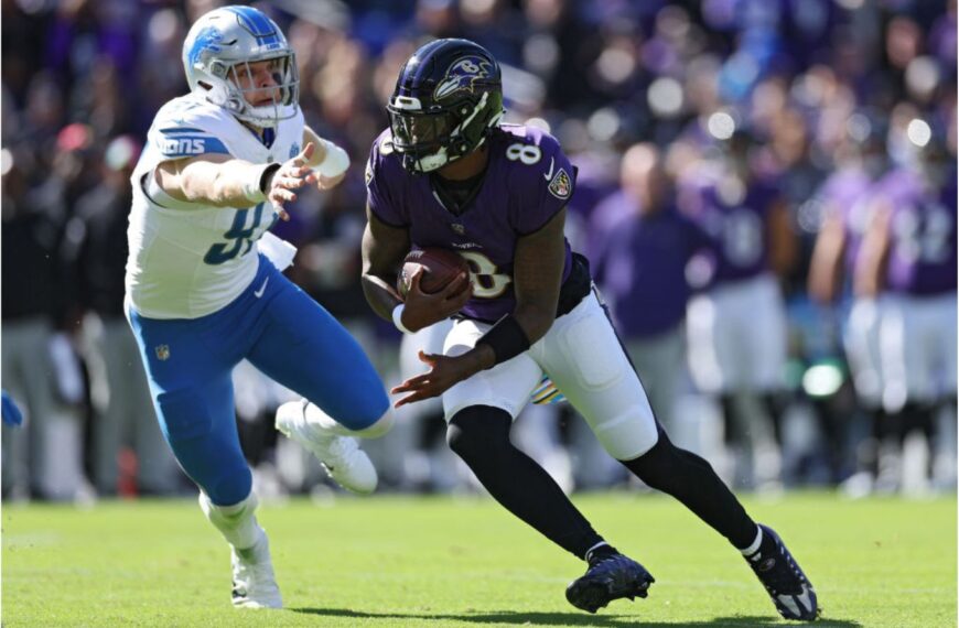 پخش زنده بازی Detroit Lions و Baltimore Ravens در ‘Monday Night Football’ بدون نیاز به کابل