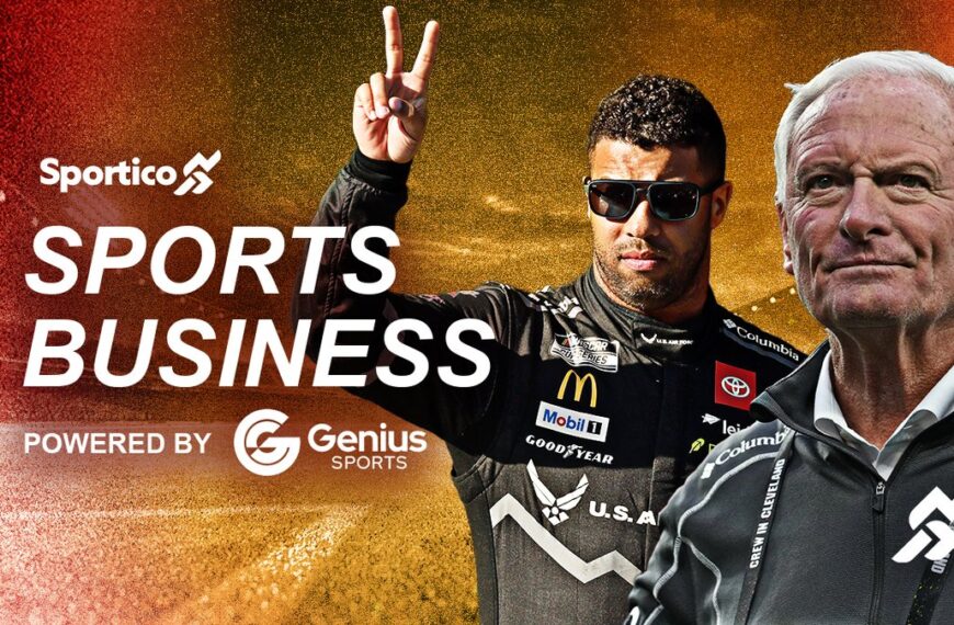 بابا والاس و جیمی هاسلم در برنامه «Sportico Sports Business»