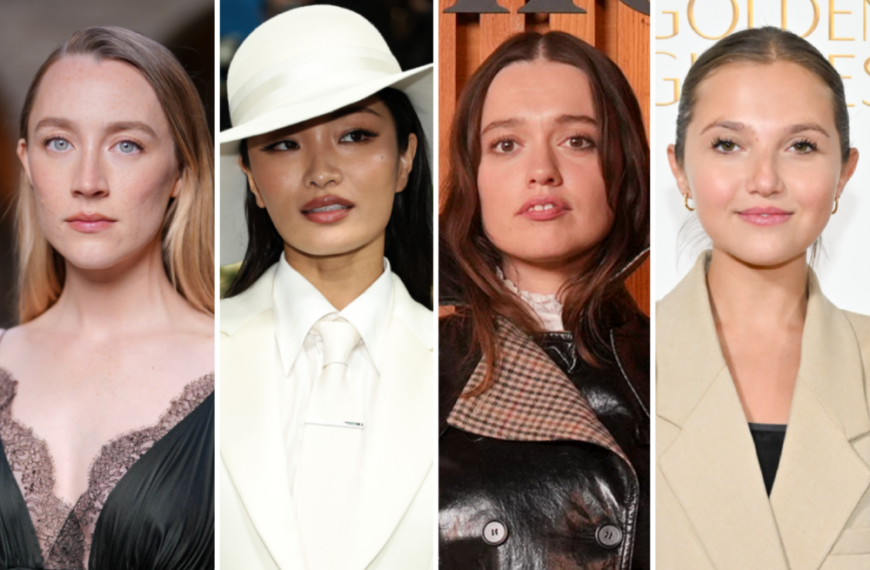 بازیگران فیلم زندگی‌نامه‌ای Beatles: سیرشا رونان، آنا ساوای، ایمی لو وود و میا مک‌کنا-بروس در نقش همسران Fab Four