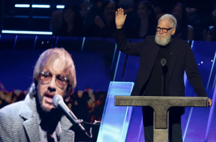 سخنرانی جذاب دیوید لترمن برای معرفی وارن زوون به تالار مشاهیر راک اند رول