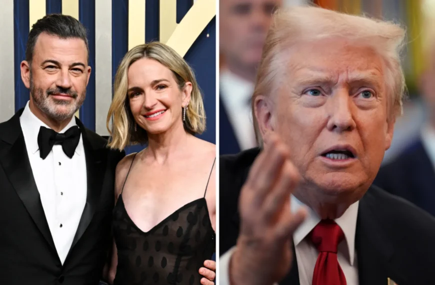 همسر جیمی کیمل از تعلیق برنامه و قطع رابطه با خانواده حامی ترامپ می‌گوید: «شوهرم در حال مبارزه با این مرد است»