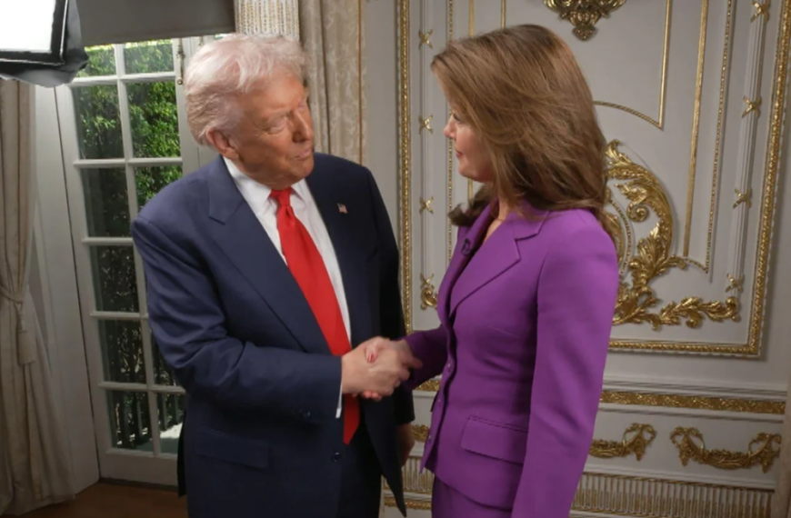 مصاحبه ترامپ در «۶۰ دقیقه» با ۱۴ میلیون بیننده برای CBS، بالاترین رتبه‌بندی از ژانویه ۲۰۲۱